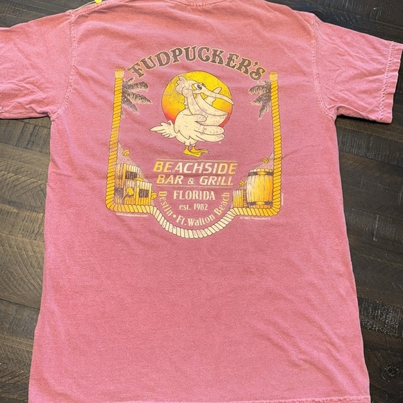 Comfort Colors Graphic T-Shirt Unisex Short Sleeve Fudpuckers Florida Small - Picture 7 of 11